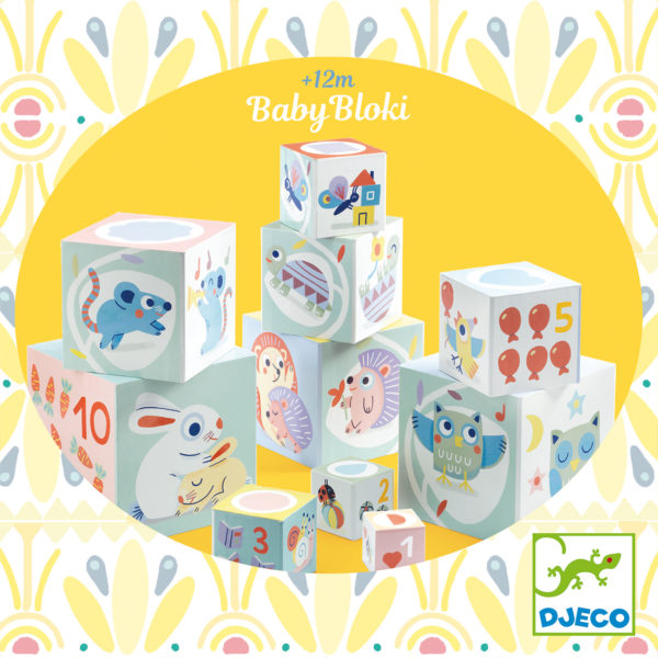 cubes djeco: Babybloki - librairie Gribouille