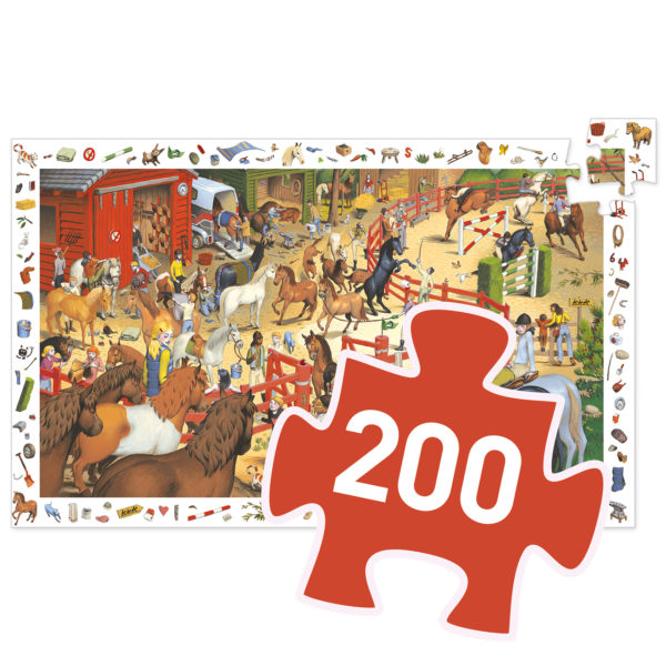 Puzzle Equitation 200 pièces - Djeco – Image 2