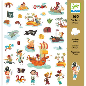 160 stickers pirates