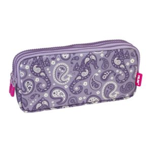 trousse 3 fermetures drop lilas