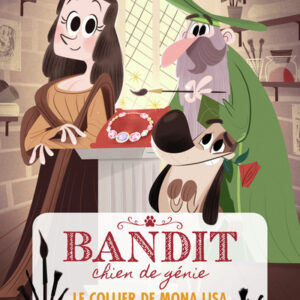 Bandit, chien de génie: collier Mona Lisa