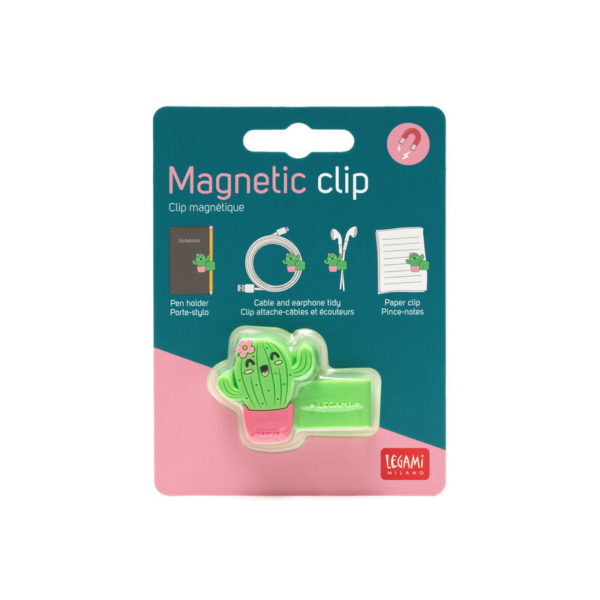 clip magnétique cactus