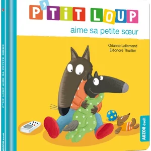 p'tit loup aime sa petite soeur