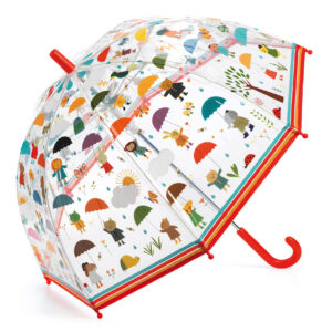 parapluie Djeco: sous la pluie - librairie Gribouille