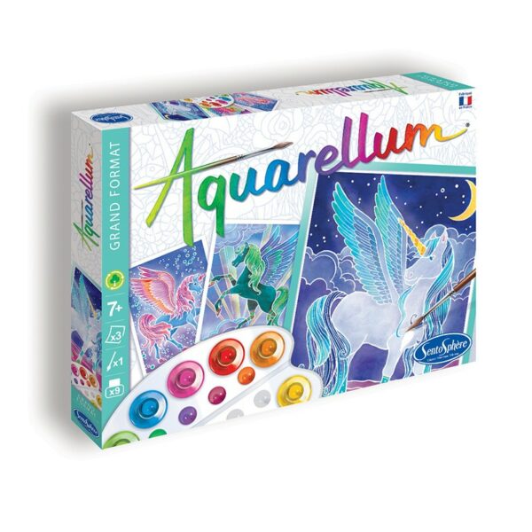 aquarellum: pégases - librairie Gribouille