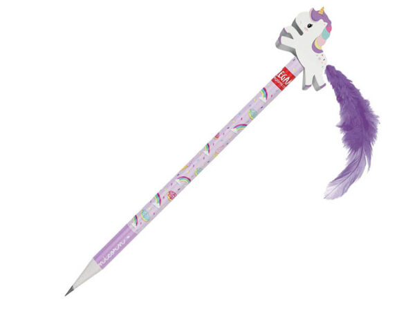 crayon licorne plume