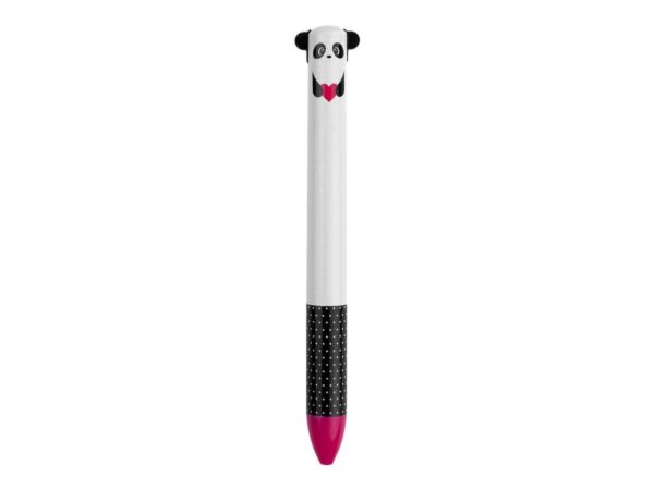 stylo panda 2 couleurs