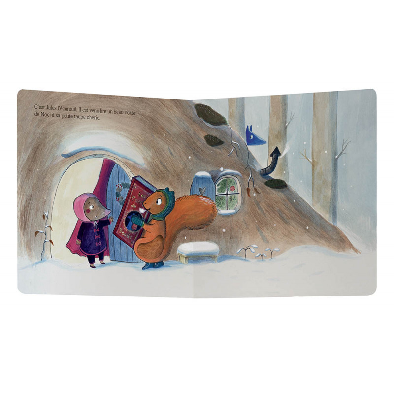 JOYEUX NOËL, PETITE TAUPE - TOUT-CARTON A TOUCHER. – Image 2