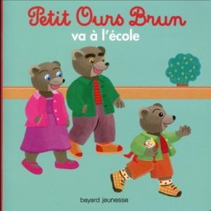 PETIT OURS BRUN VA A L'ECOLE