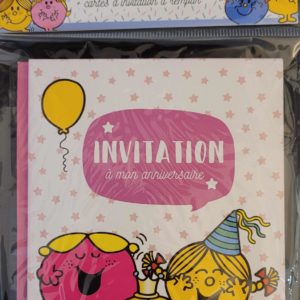 invitation anniversaire Mr Mme - Madame