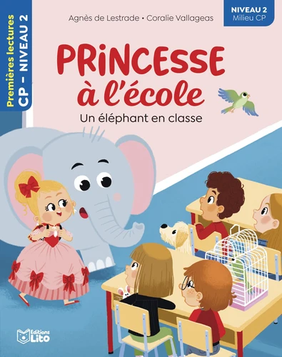 Princesse à l'école - éléphant en classe