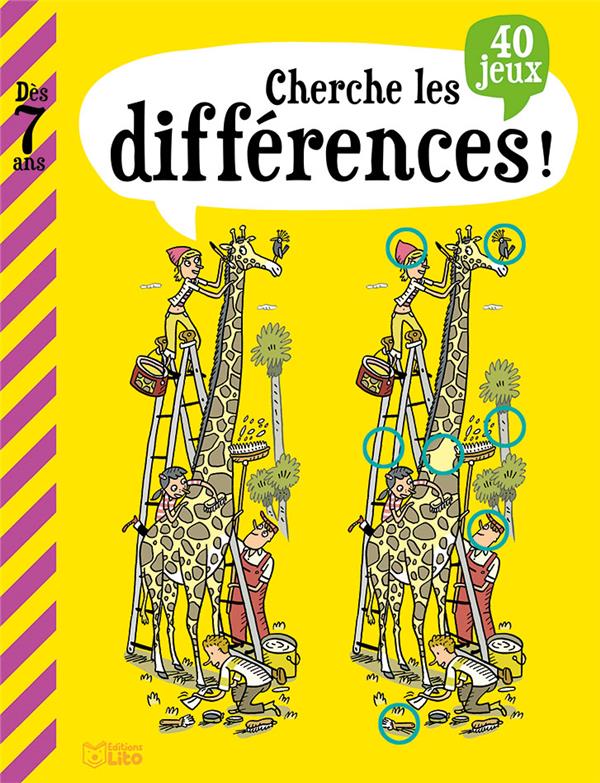 LIVRE JEUX CHERCHE LES DIFFERENCES !.