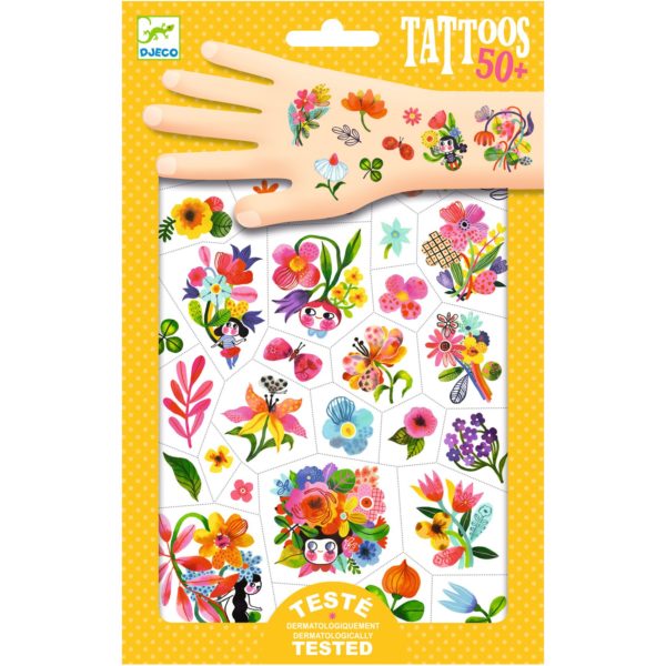 tattoos aqua flor