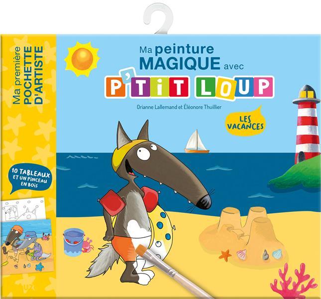 peinture magique p'tit loup - les vacances