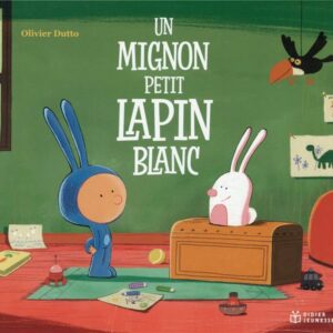 livre: unmignon petit lapin blanc - librairie Gribouille