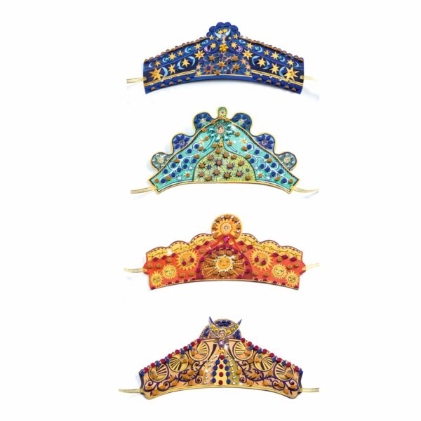 4 DIADEMES MOSAÏQUES A DECORER : ENCHANTERESSES. – Image 3