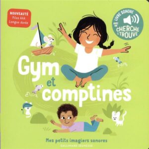 livre sonore: gym et comptines - librairie Gribouille