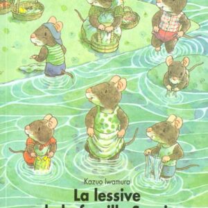 livre: lessive famille souris - librairie Gribouille