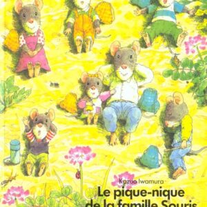 livre: le pique-nique de la famille souris - librairie Gribouille
