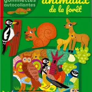 100 gommettes animaux de la forêt - librairie Gribouille