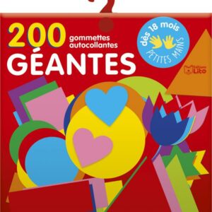 200 gommettes géantes - librairie Gribouille