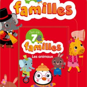 jeu de 7 familles les animaux - librairie Gribouille