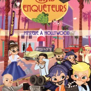 livre-jeu enquête: mystère à Hollywood -librairie Gribouille