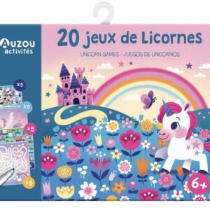 20 jeux de licornes - librairie Gribouille