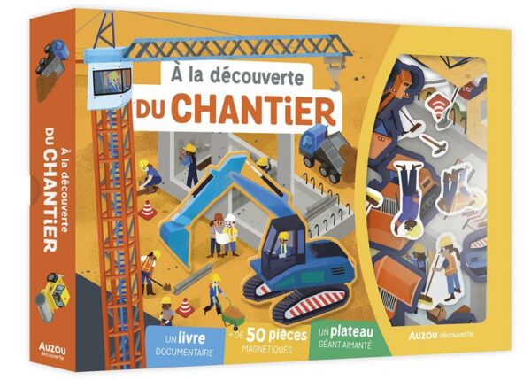 coffret aimants: chantier - librairie Gribouille