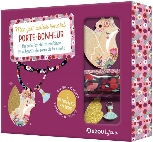 collier renard porte-bonheur - librairie Gribouille