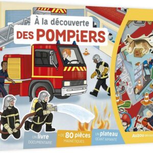 coffret aimants: les pompiers - librairie Gribouille