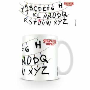 mug stranger things alphabet - librairie Gribouille