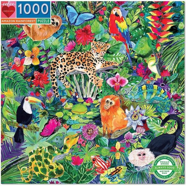 puzzle 1000 pièces: Amazon rainforest - librairie Gribouille