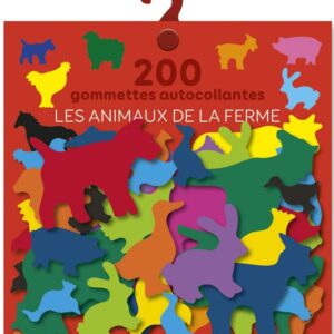 200 gommettes animaux de la ferme - librairie Gribouille
