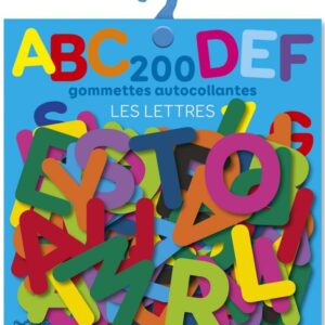 200 gommettes lettres - librairie Gribouille