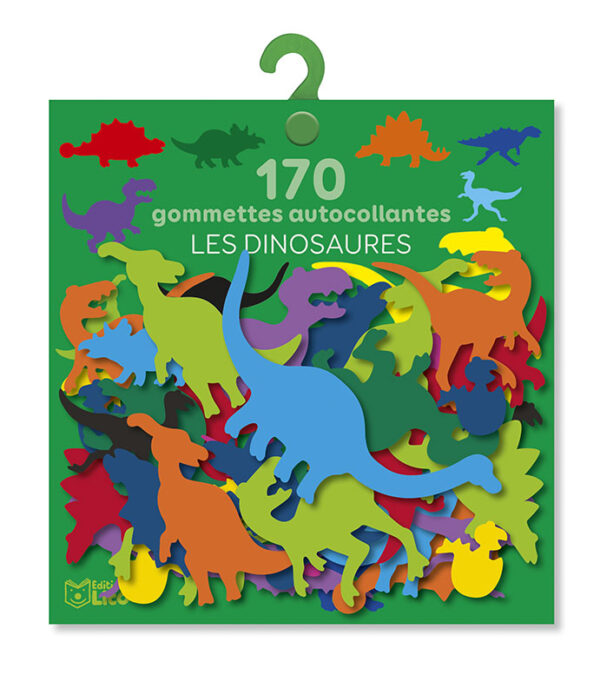 170 gommettes dinosaures - librairie Gribouille