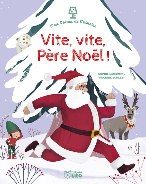 livre: vite, vite, père noël! - librairie Gribouille