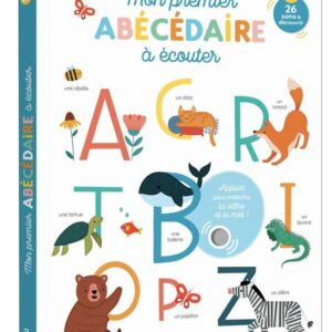 livre: premier abécédaire à écouter - librairie Gribouille