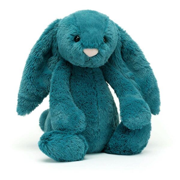 peluche Jellycat lapin bleu minéral - librairie Gribouille