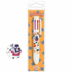 stylo 6 couleurs Djeco: pirate - librairie Gribouille