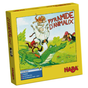 jeu Haba: pyramide d'animaux - librairie Gribouille
