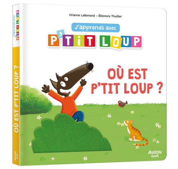 livre: où est p'tit loup? - librairie Gribouille