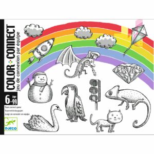 jeu de cartes Djeco: color connect - librairie Gribouille