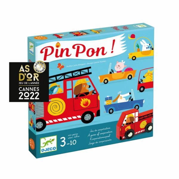 jeu coopératif Djeco: pin pon ! - librairie Gribouille