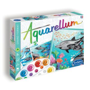aquarellum: dauphins - librairie Gribouille