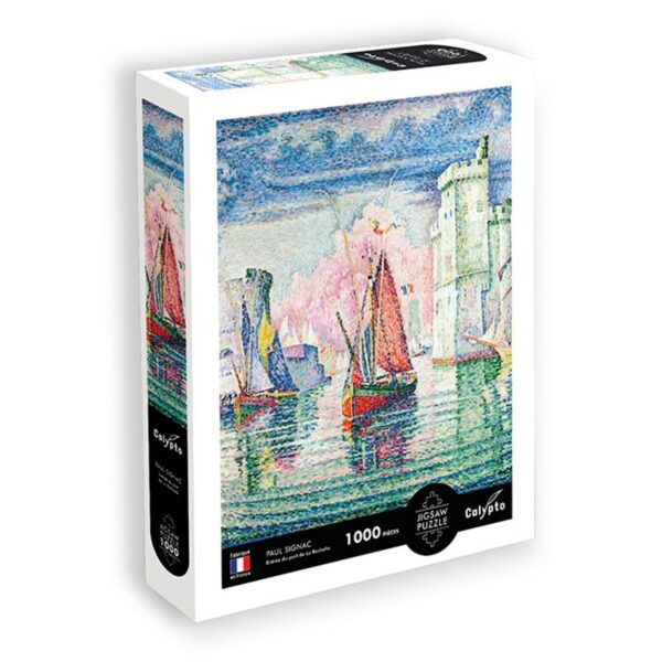 puzzle 1000 pièces: port de la Rochelle - librairie Gribouille