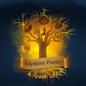 mystery poster: a greek life