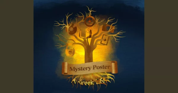 mystery poster: a greek life