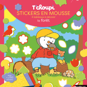 stickers en mousse T'choupi: la forêt