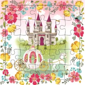 carte puzzle princesse